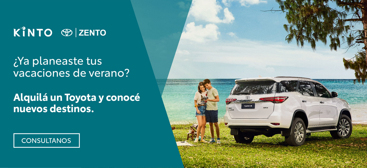 Alquilá un Toyota en tus vacaciones