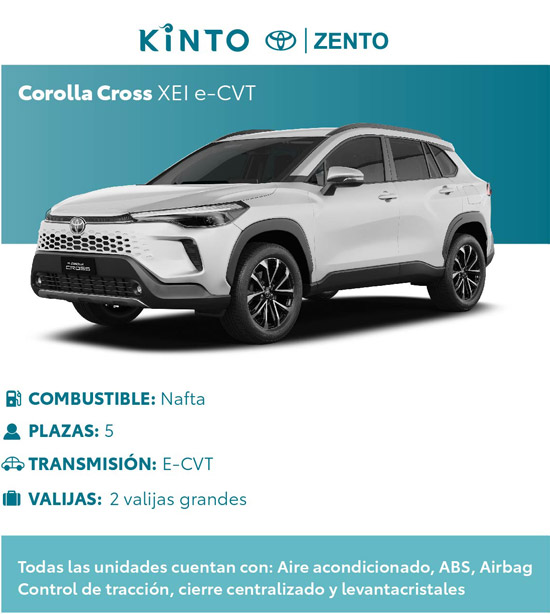 Ficha Corolla Cross XEI e-CVT
