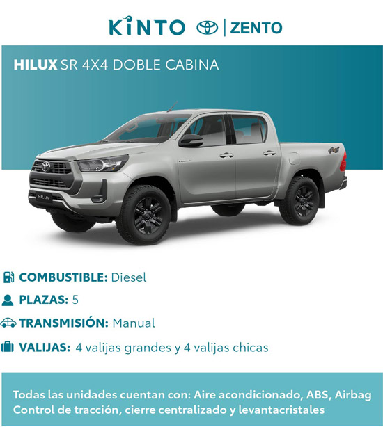 Ficha Hilux SR 4X4 Doble Cabina
